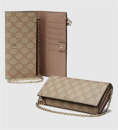 gucci chain wrist wallet|Gucci wallet on chain sale.